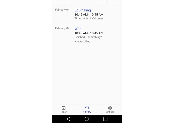 LinCal – screenshot 4
