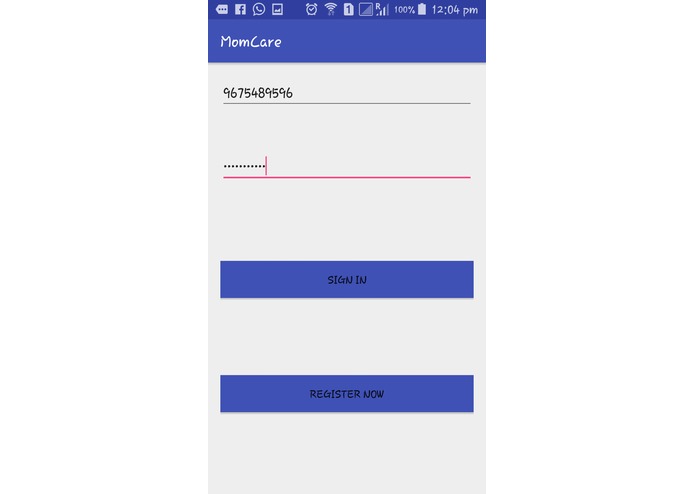 MomCare (ITians1926, Maternal and newborn child care) – screenshot 1