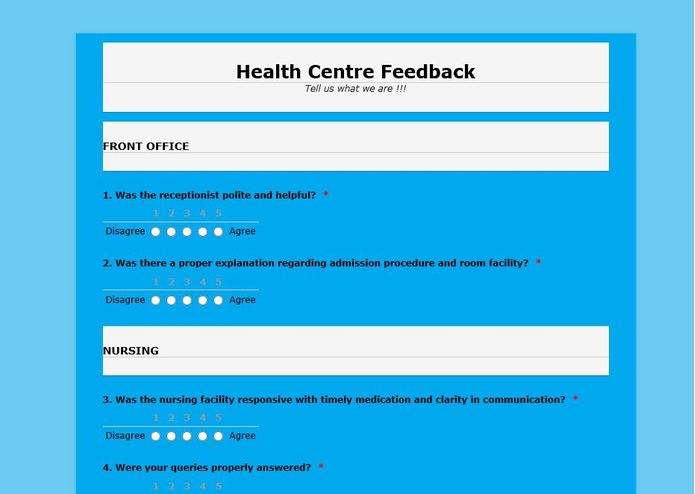 HealthCareFeedback (H.C.F) (Aniket,Community Feedback) – screenshot 3