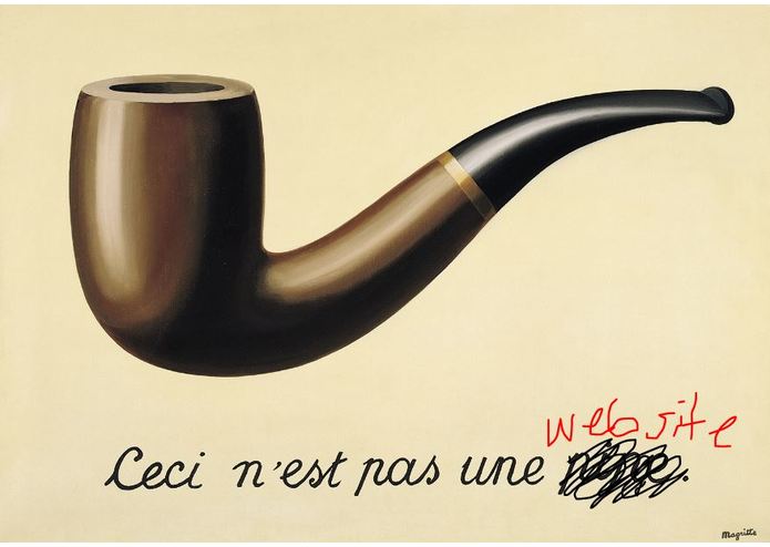 Ceci n'est pas un website – screenshot 1