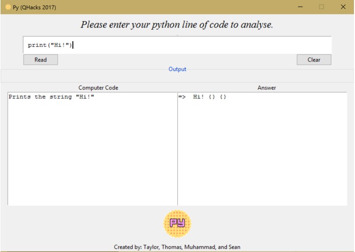 Py – screenshot 1