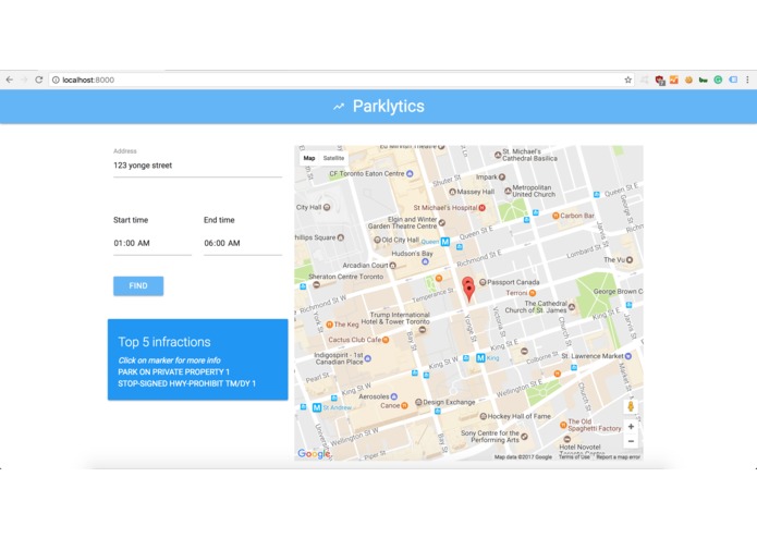 Parklytics – screenshot 1