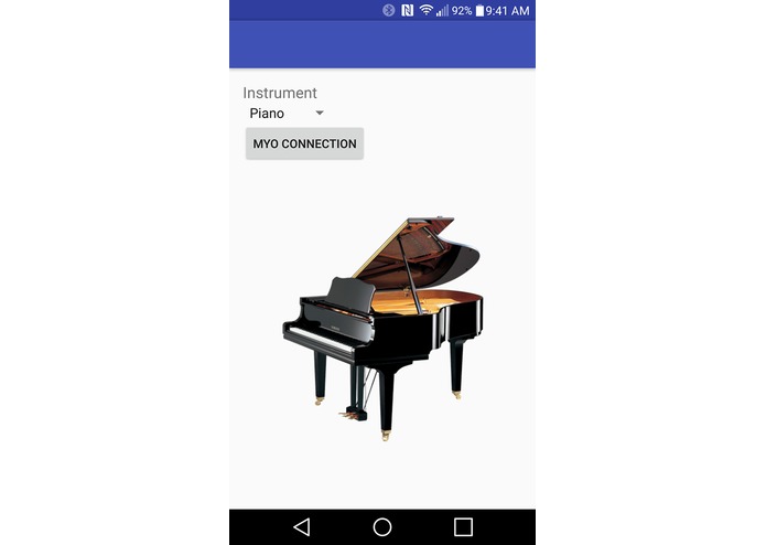 Myo Virtual Instrument – screenshot 2