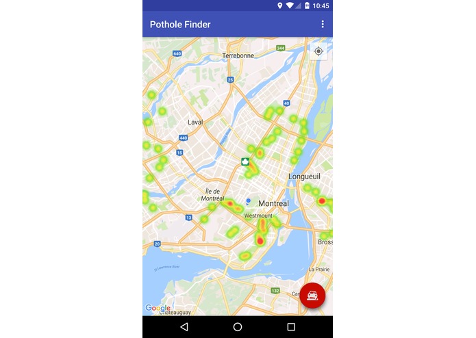 Pothole Finder – screenshot 2