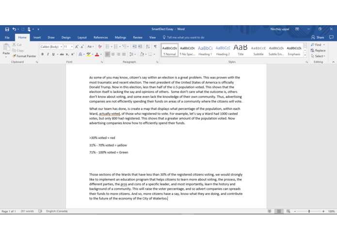 smartElect – screenshot 1