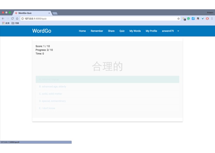 WordGo-Janpanese Learning Website – screenshot 3