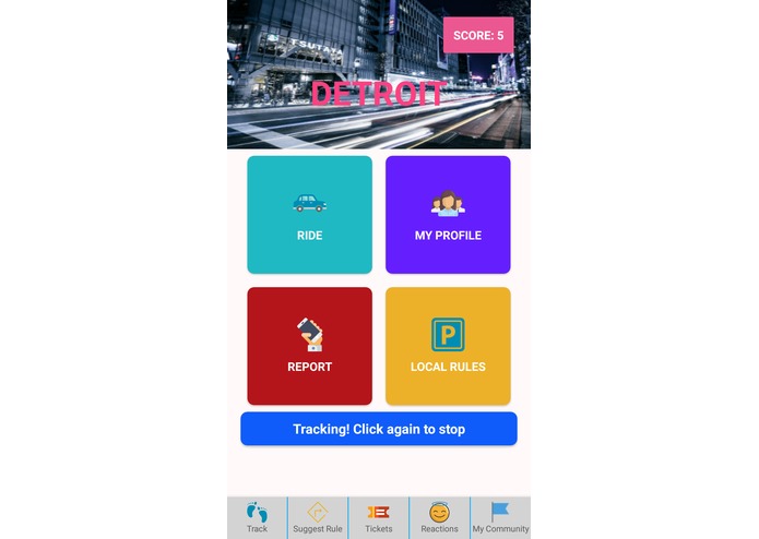 Safety Angel - Detroit, For smarter commute. – screenshot 2