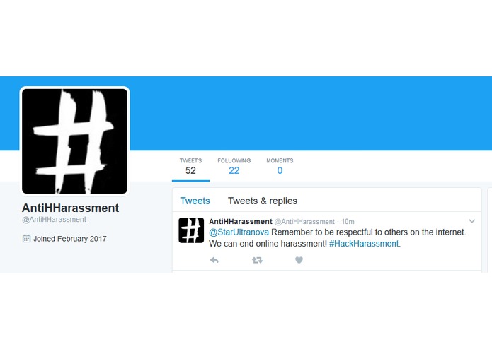 Hack Harassment For Twitter – screenshot 1