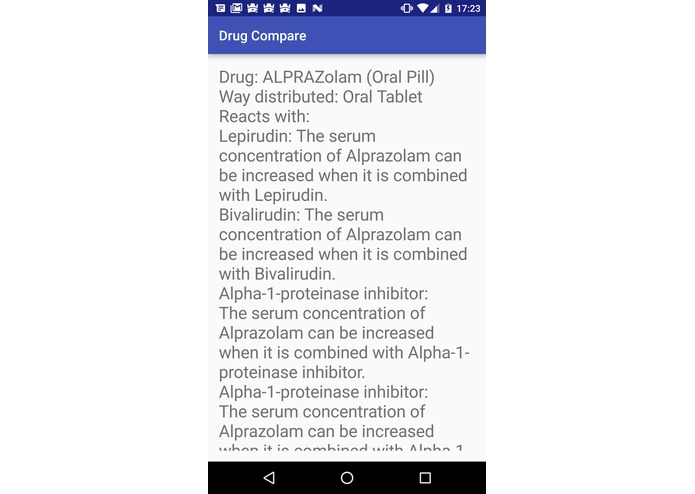 Drug Compare – screenshot 2