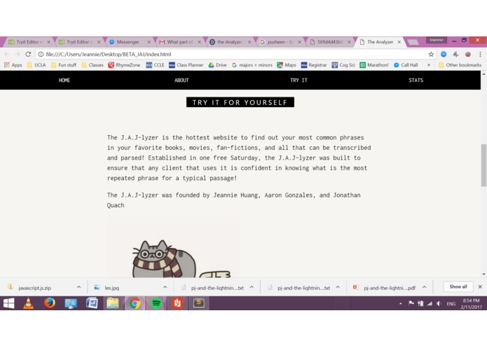 J.A.J-lyzer – screenshot 1