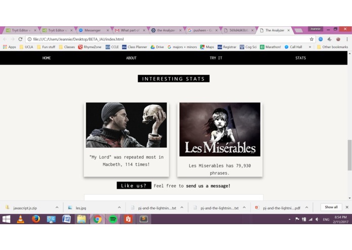 J.A.J-lyzer – screenshot 2