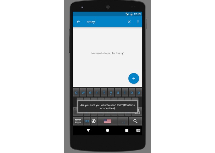 Harassment Filter Android Keyboard – screenshot 3