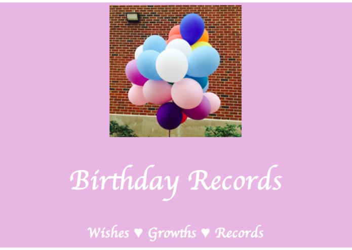 Birthday Records – screenshot 1