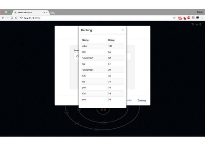 *Albany* Valence Evasion (Table 9C) – screenshot 3