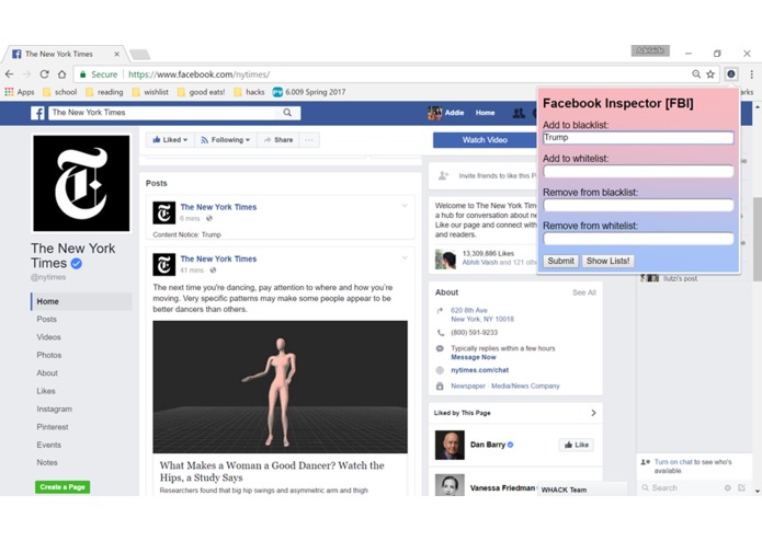 Facebook Inspector [FBI] – screenshot 2