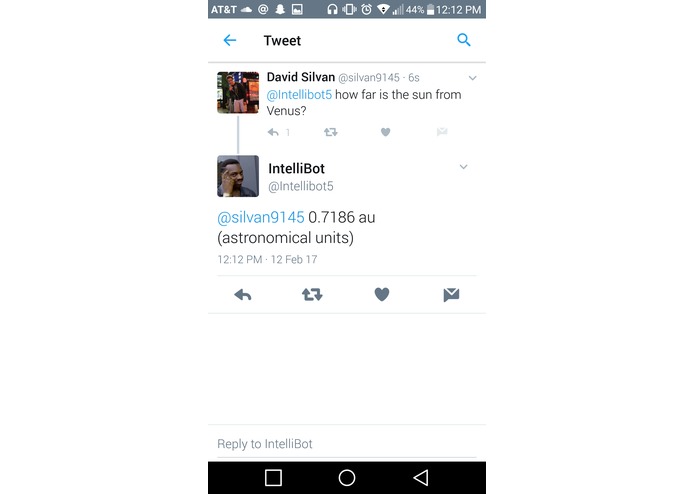 IntelliBot – screenshot 2