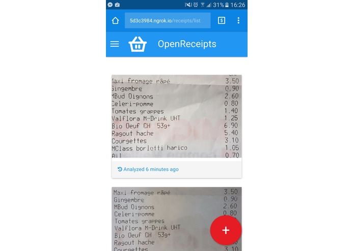 Open Receipts – screenshot 2
