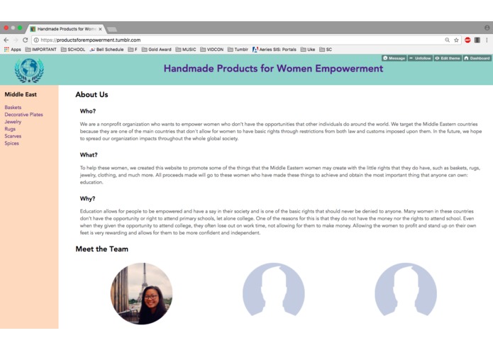 Products for Women Empowerment – screenshot 1