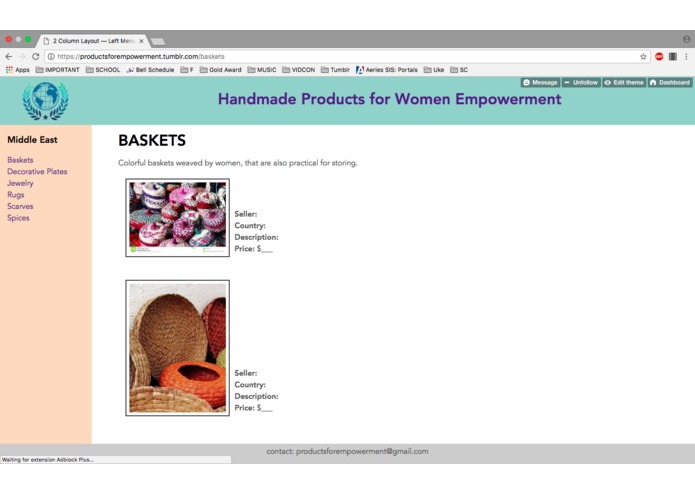 Products for Women Empowerment – screenshot 2