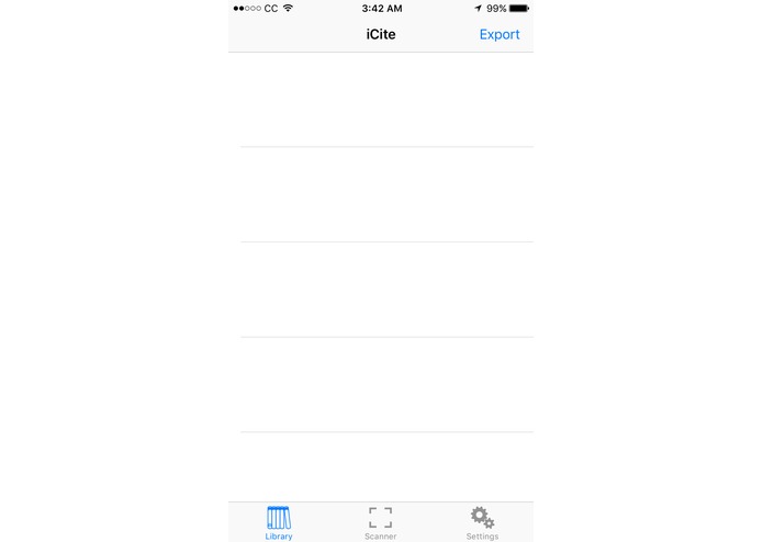 iCite  – screenshot 1