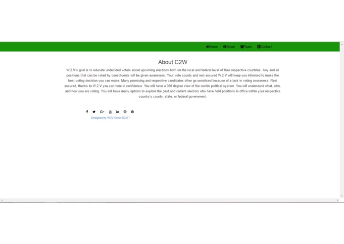 W2V | What 2 Vote Android Application & Website – screenshot 7