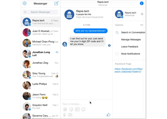 Repre.tech – screenshot 3