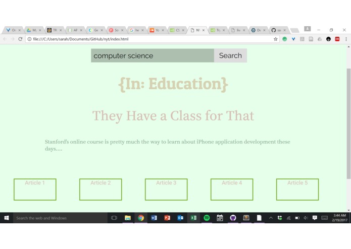 New York Times Content Generator – screenshot 5