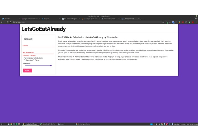 LetsGoEatAlready – screenshot 1