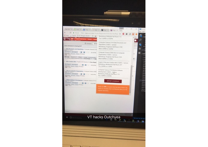 VT GCal – screenshot 1