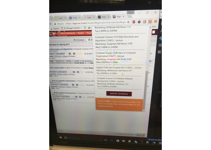 VT GCal – screenshot 4