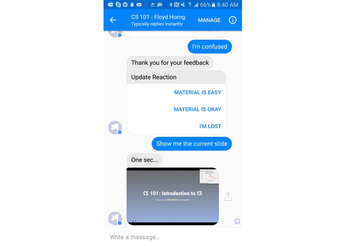 Reaction – screenshot 2
