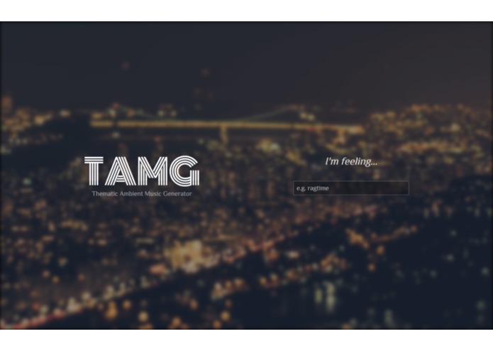 Thematic Ambient Music Generator(TAMG) – screenshot 1