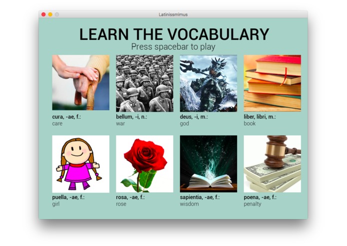 Latinissimus – screenshot 2