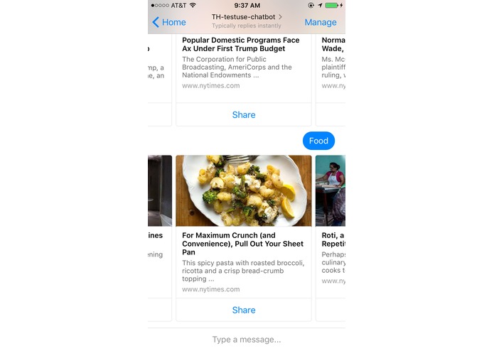 NYT Messenger Bot (unofficial) – screenshot 3