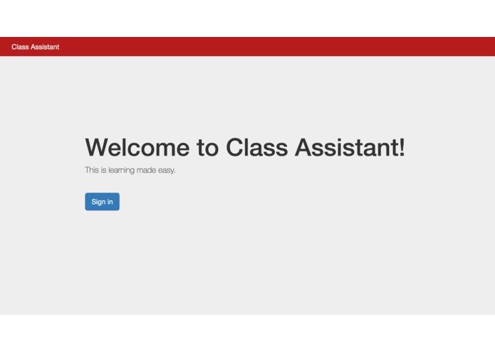 Class Assistant – screenshot 1