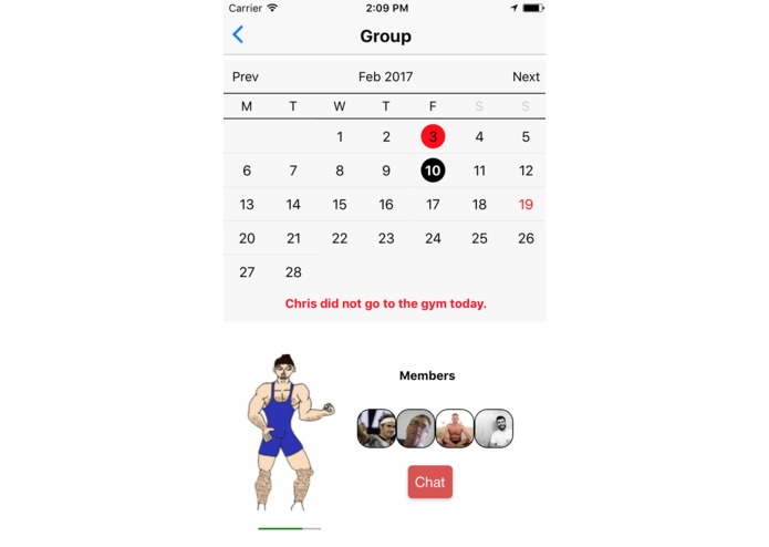 TeamFitness – screenshot 1