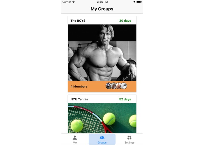 TeamFitness – screenshot 2