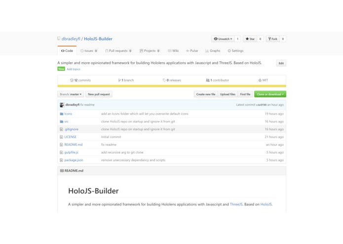 HoloJS-Builder – screenshot 1