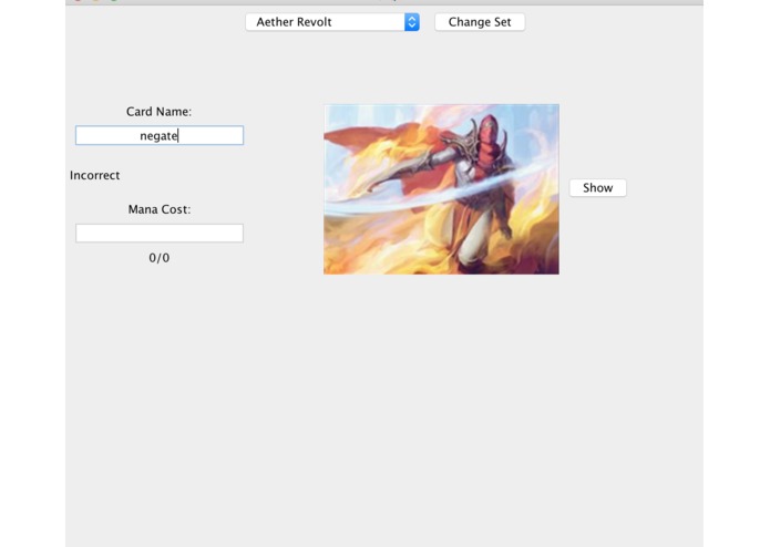 MTG Quiz App – screenshot 1