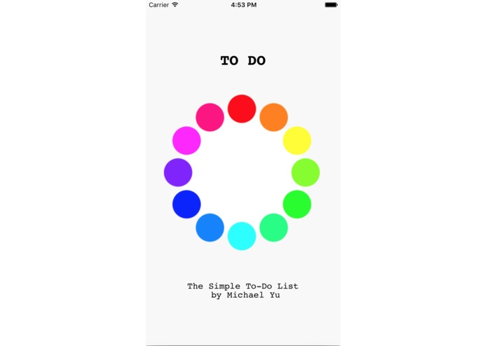 Simple To-Do App – screenshot 1