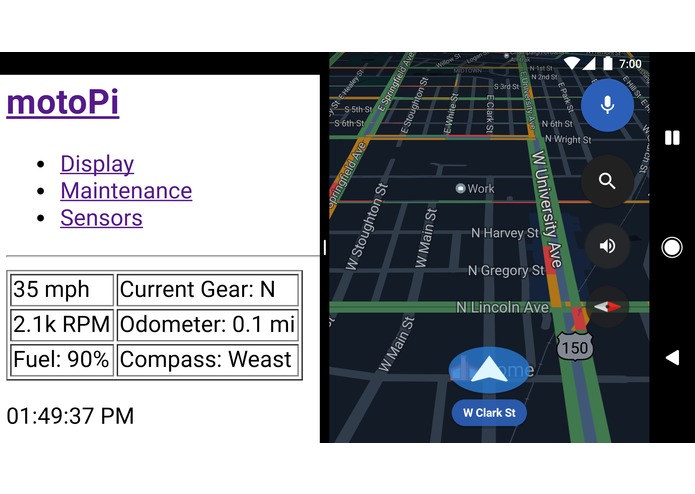 motoPi – screenshot 1