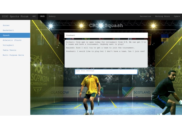 UIUC Sports Chat – screenshot 2