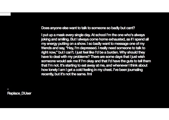 YoureNotAlone – screenshot 1