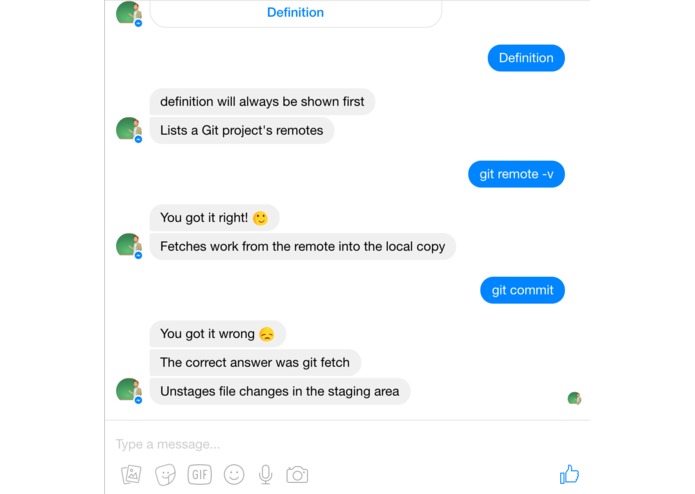 StudyBot – screenshot 2