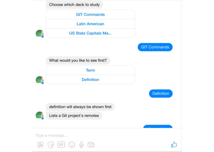 StudyBot – screenshot 1