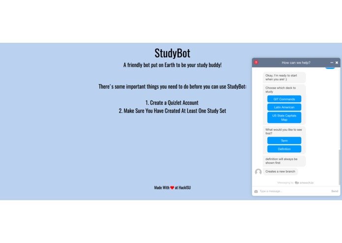 StudyBot – screenshot 4