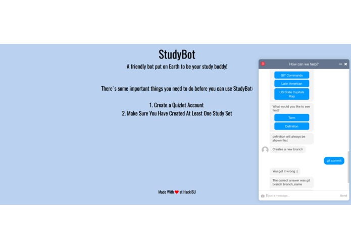 StudyBot – screenshot 5