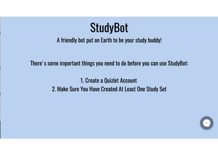 StudyBot – screenshot 3