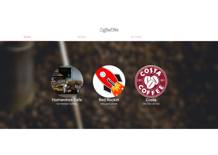 Coffee2Me – screenshot 2