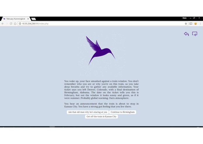 February Hummingbird – screenshot 2